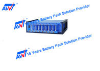 Probador de la capacidad de la batería de litio de AWT equipo 5V 3A de la formación de la batería de 8 puntos